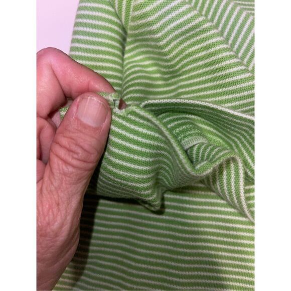 Callaway Golf X Series Polo 1/4 Button Down ‎ Size XXL - Green/White Striped A24 - Picture 4 of 8